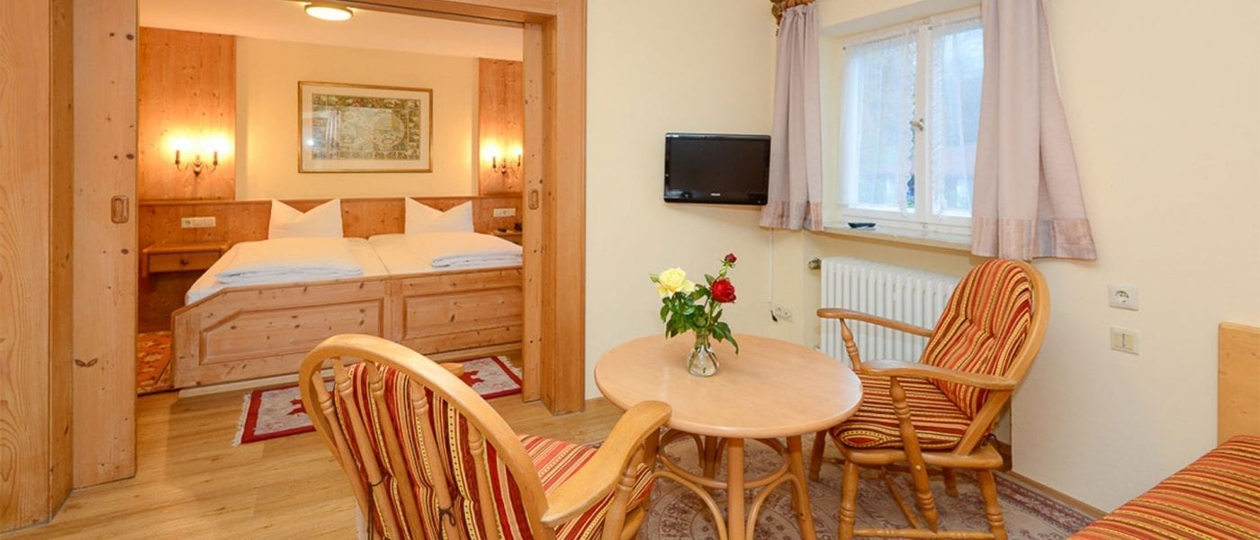 Kleines Appartement in Stoll's Hotel Alpina in Schönau am Königssee / Berchtesgaden