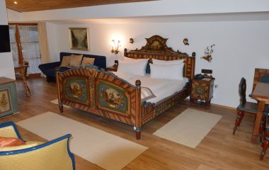 Comfortabele tweepersoonskamer, standaardcategorie in Stoll's Hotel Alpina in Schönau am Königssee / Berchtesgaden