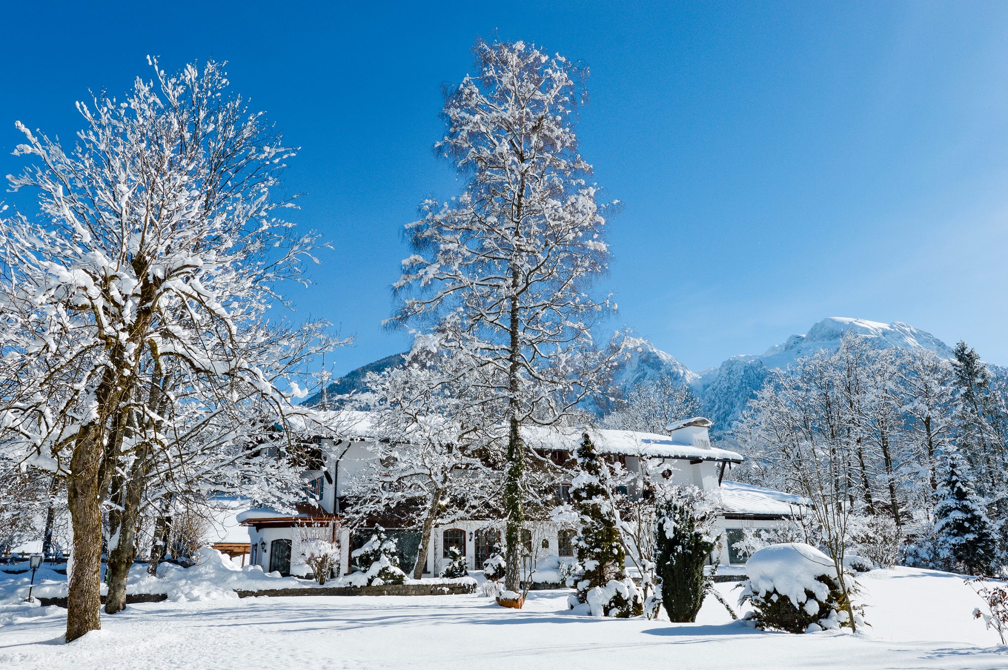 Winter im Berchtesgadener Land – Stoll's Hotel Alpina in Schönau – Familienhotel am Königssee. 